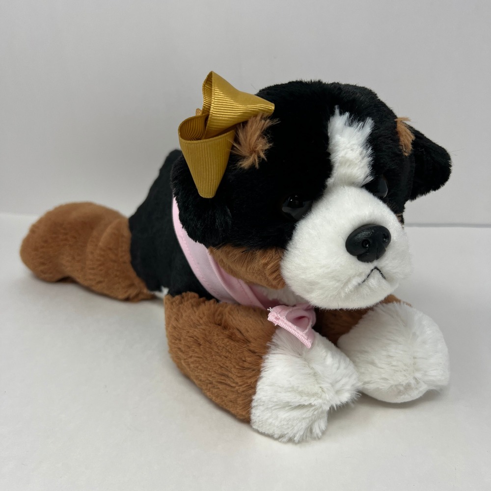 Aurora Bernese Mountain Dog Plush 10 inch 2022 Tricolor w/ Bandana